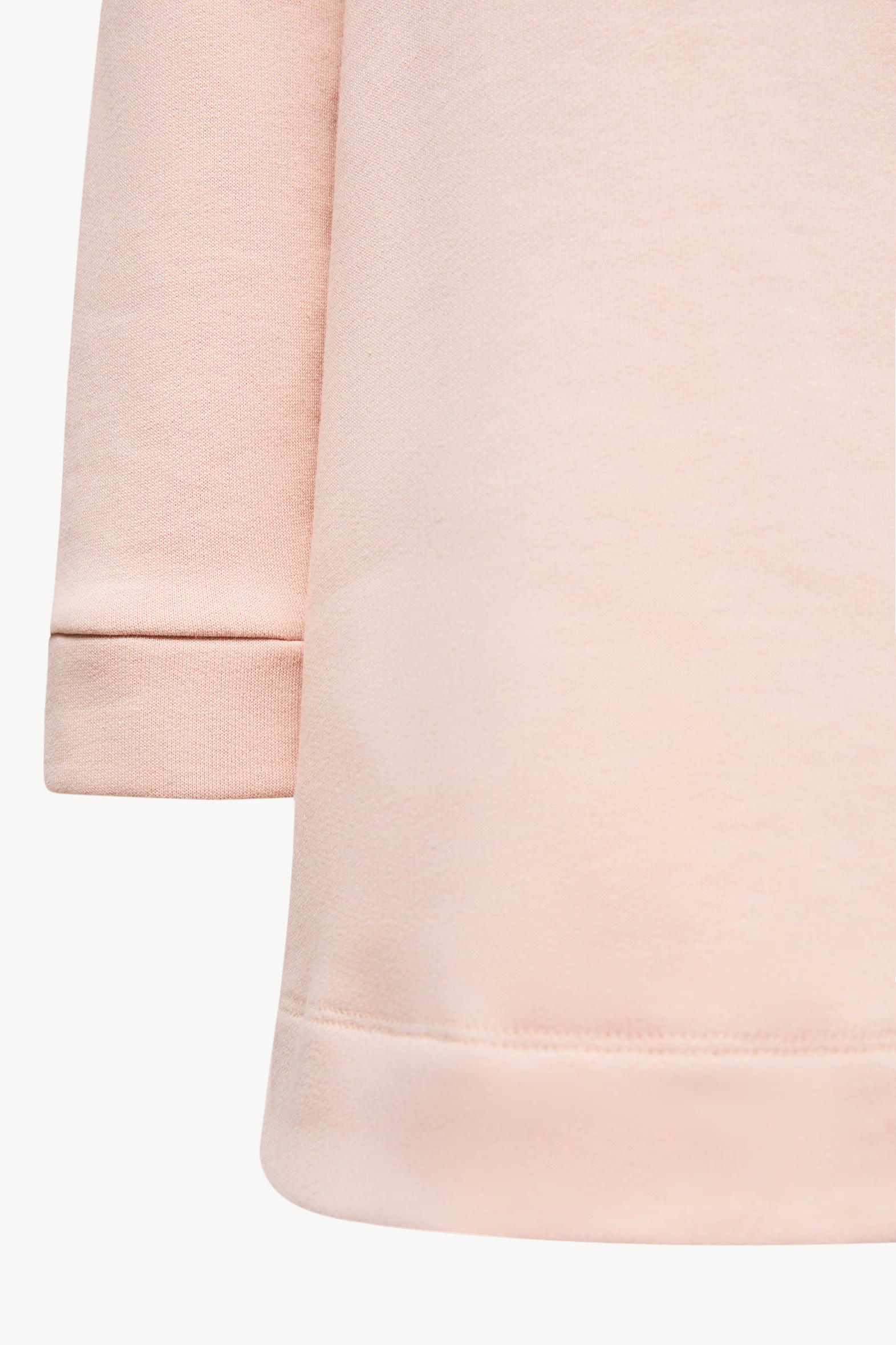 Cotton Sweatshirt Dress Girl Light Pink Moncler 6
